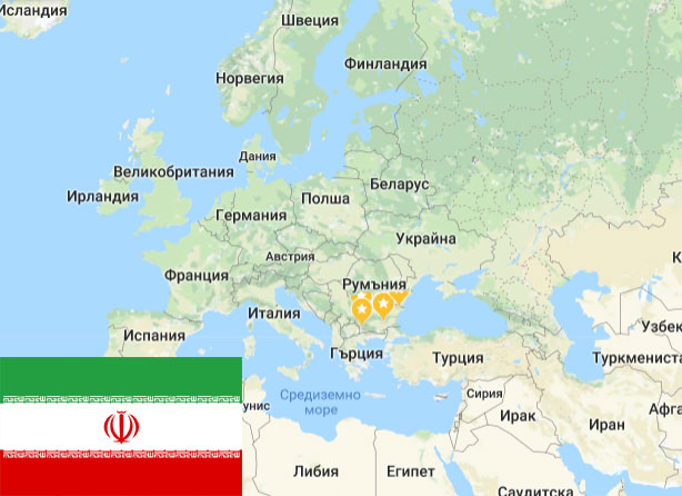Транспорт от Европа до Иран